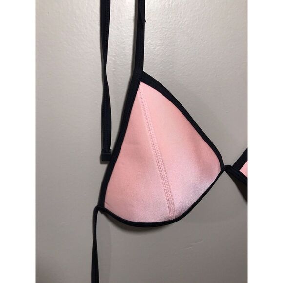 Triangl Brand Neoprene Swimsuit Bikini Set  Bathingsuit LG Top/MED Bottom Pink - Picture 9 of 14